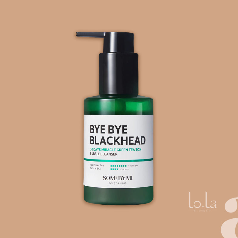 Some By Mi Bye Bye Blackhead 30 Days Miracle Green Tea Tox Bubble Cleanser 120Gm