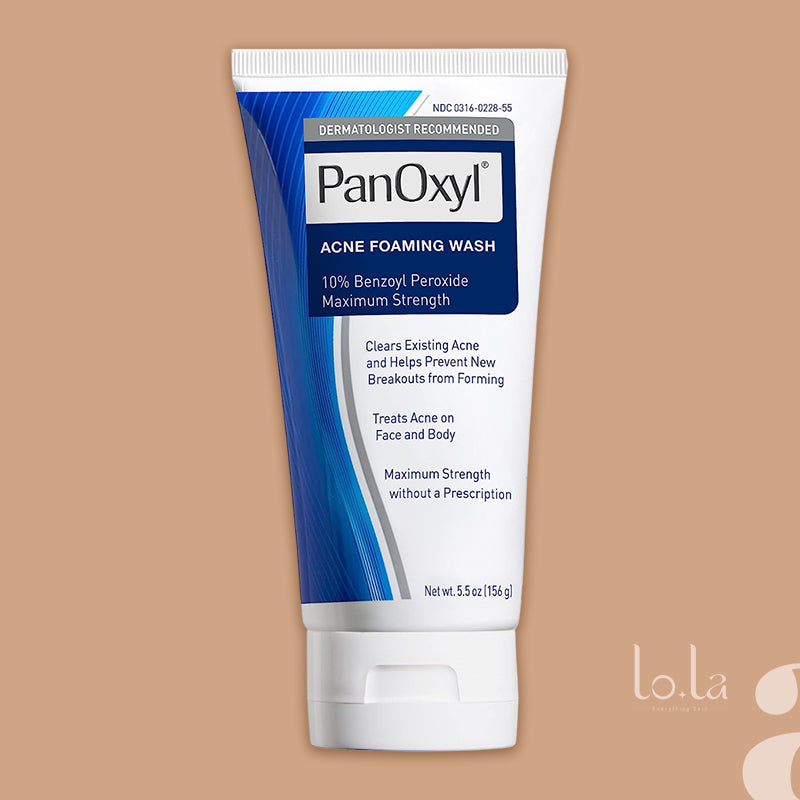 PanOxyl Acne Foaming Wash Benzoyl Peroxide 10% Maximum Strength 150g