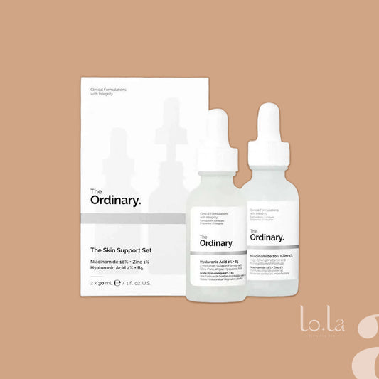 The Ordinary The Skin Support Set Niacinamide 10% + Hyaluronic Acid 2% 2x30Ml