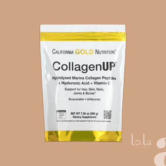 CollagenUP Peptides Powder with Hyaluronic Acid, Support for Healthy Hair, Skin, Nails, Joints and Bones 206Gm