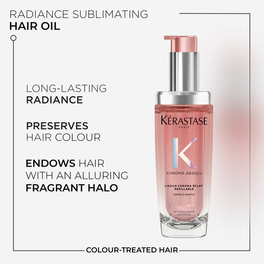 Kérastase Croma Absolu L'Huile Éclat  Color-Treated Hair Oil ( Refillable ) 75ml