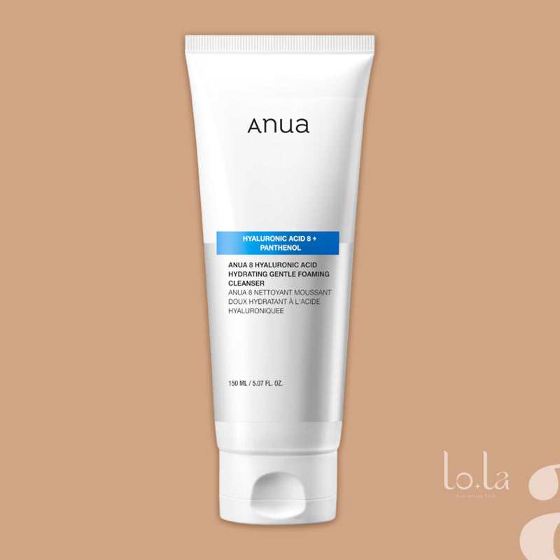 Anua Hyaluronic Acid 8 + Panthenol Hydrating Gentle Foaming Cleanser 150Ml