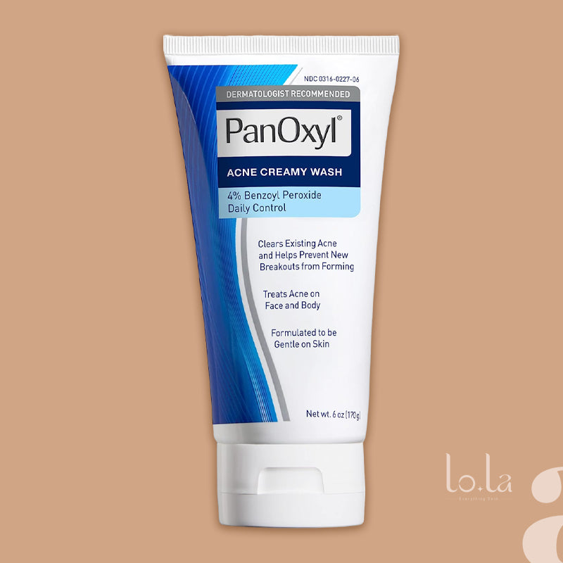 PanOxyl Acne Creamy Wash 4% Benzoyl Peroxide Daily Control  170Gm