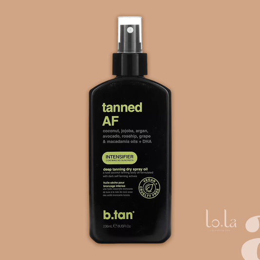 b.tan Tanned AF Deep Tanning Dry Spray Oil 236Ml