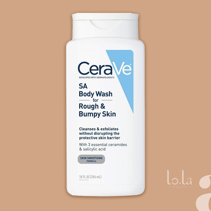 Cerave SA Body Wash for Rough & Bumpy Skin 296Ml