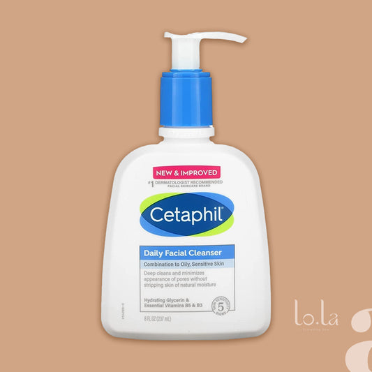 Cetaphil Daily Facial Cleanser Combination to Oily Sensitive Skin 237Ml
