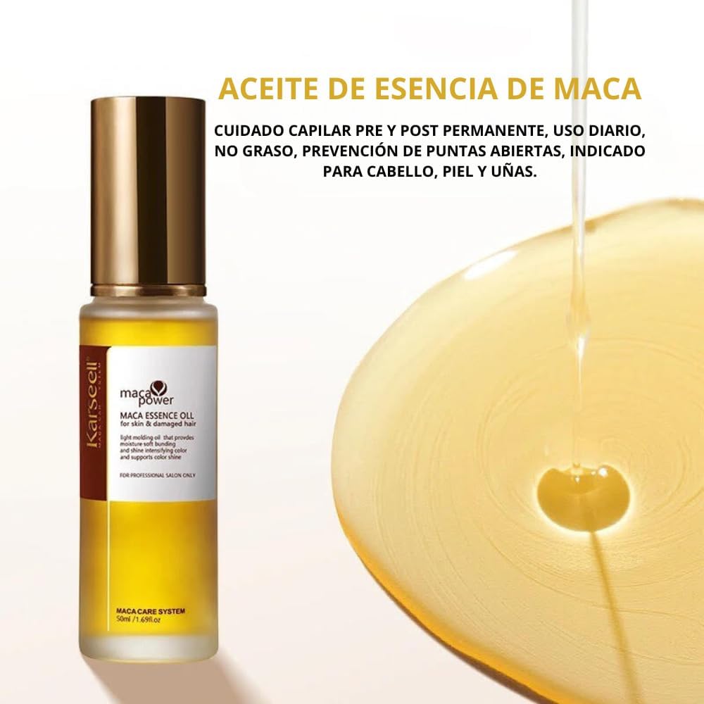 Karseel Maca essence Oil For Body Damaged Hair 50Ml