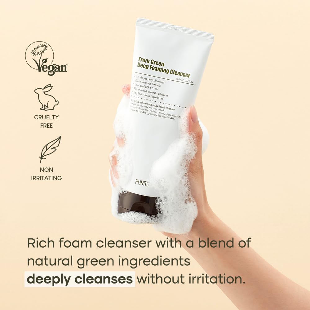 Purito From Green Deep Foaming Cleanser 150Ml