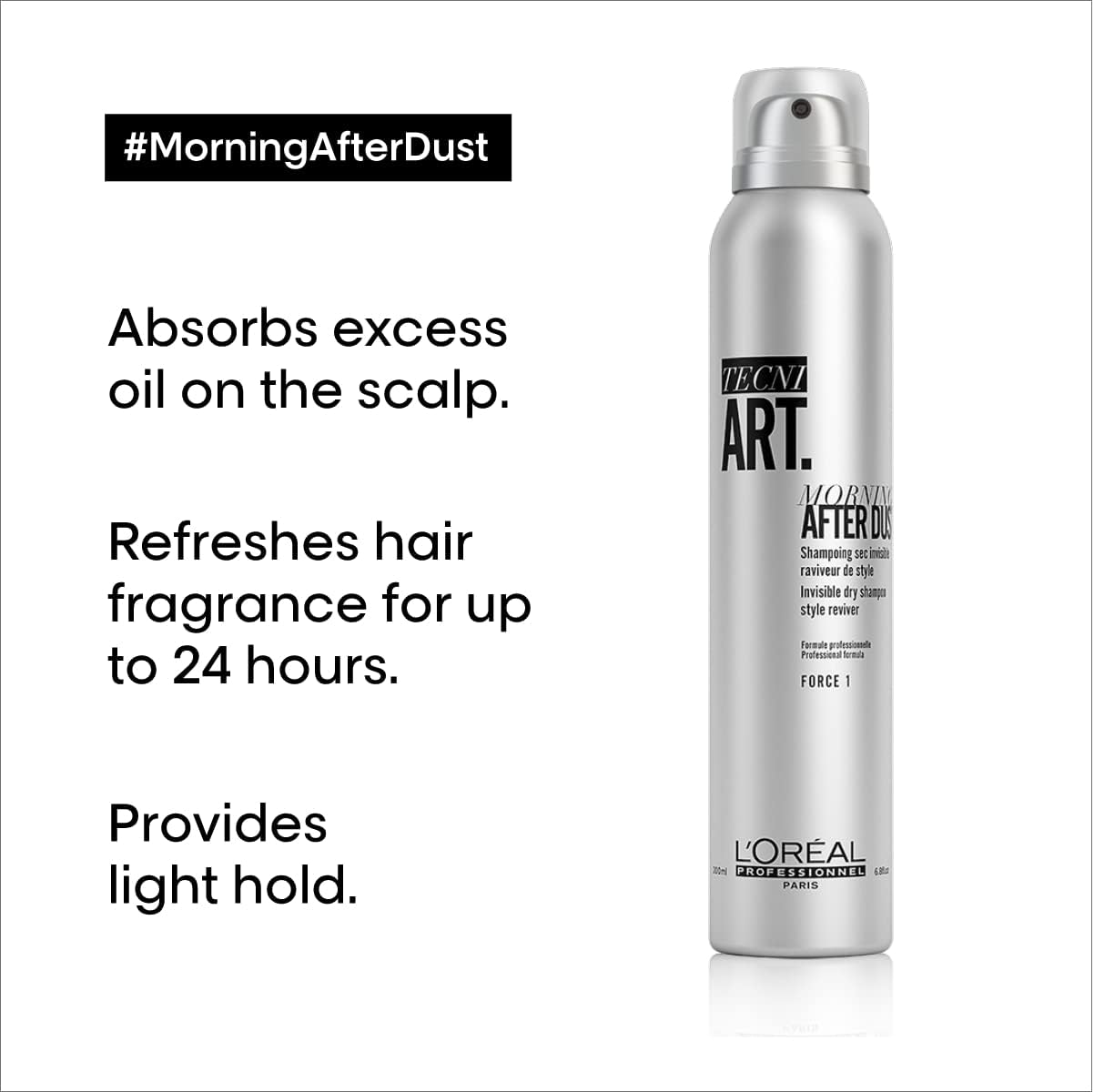 L'Oréal Professionnel Serie Expert Tecni Art Morning After Dust Invisible Dry Shampoo 200Ml