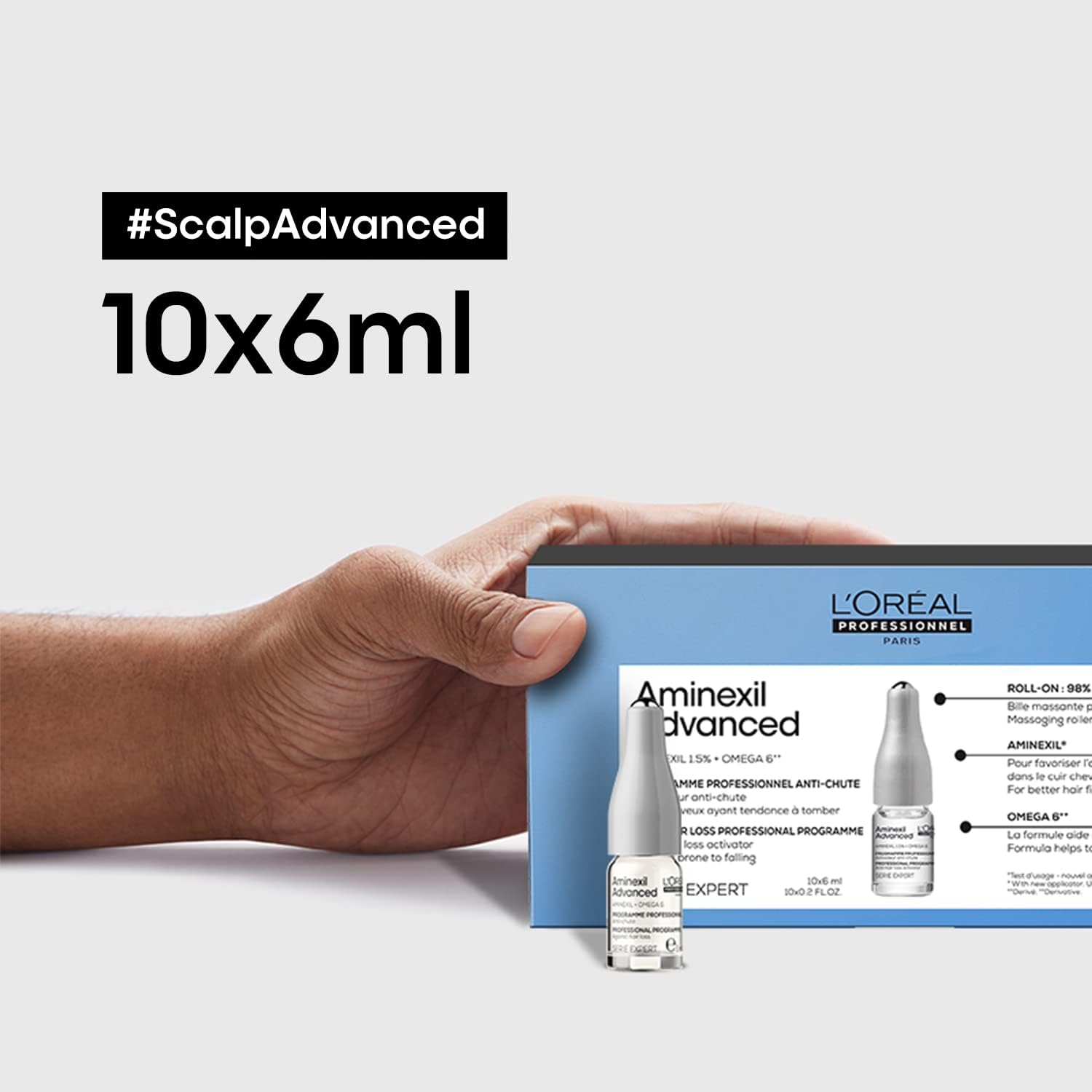 L'Oréal Professionnel Serie Expert Aminexil Advanced Aminexil1.5%+Omega 6** 10-6Ml