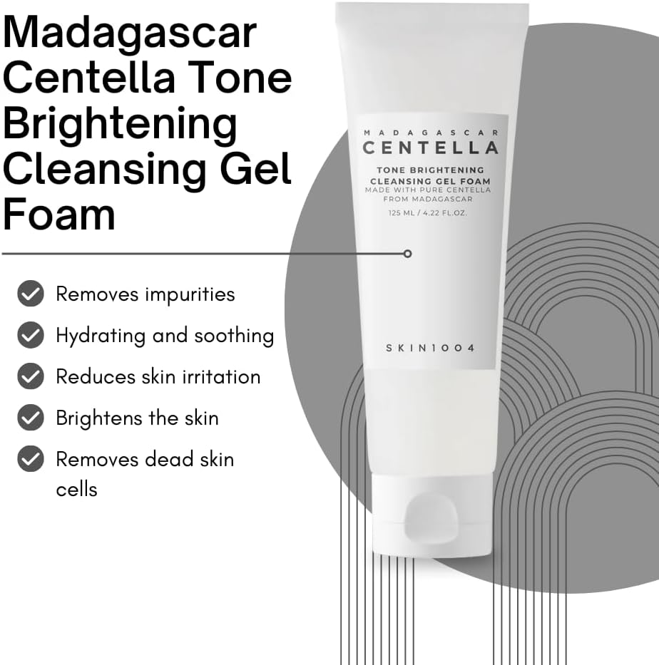 Skin1004 Madagascar Centella Tone Brightening Cleansing Gel Foam 125Ml