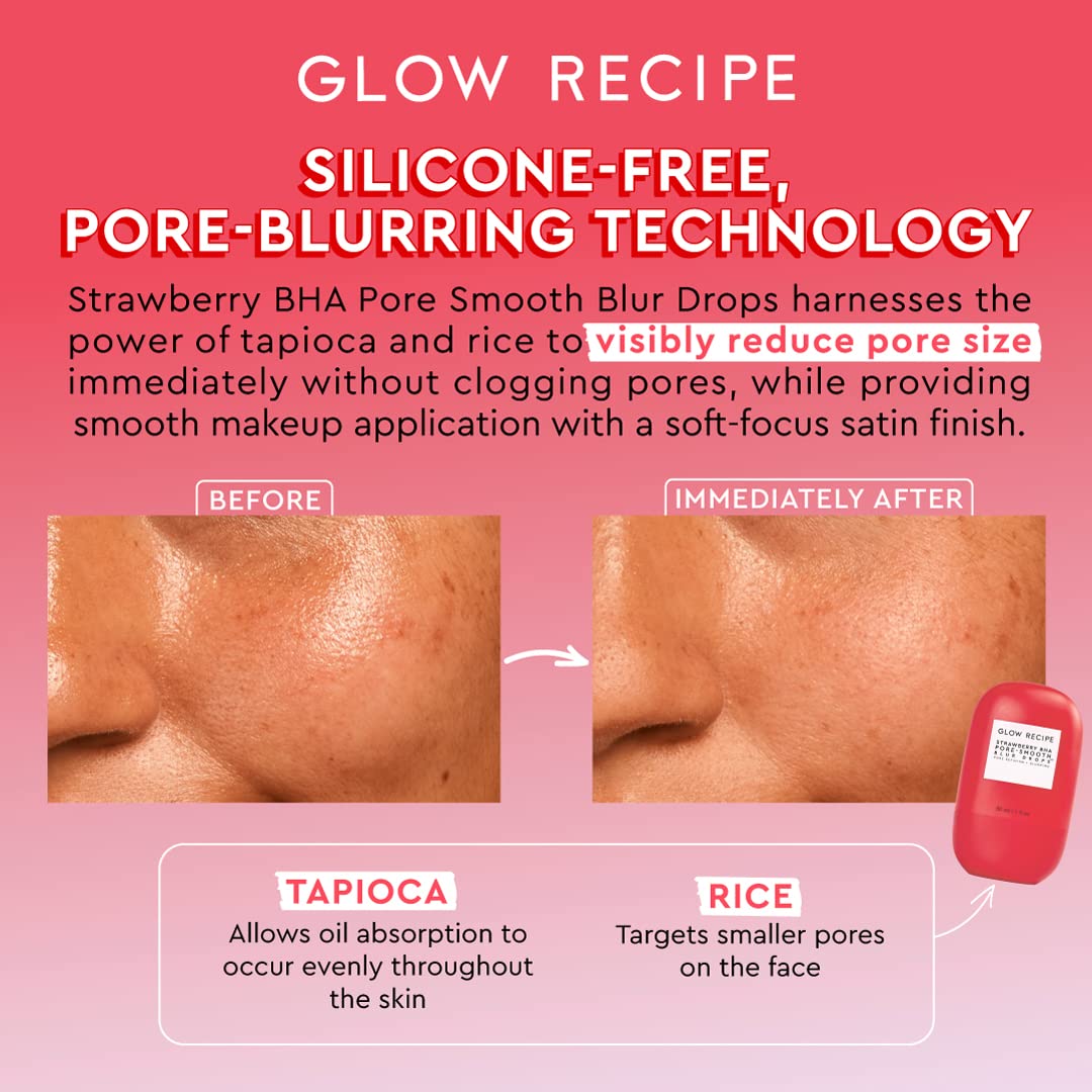 Glow Recipe Strawberry Bha Pore-Smooth Serum 30Ml