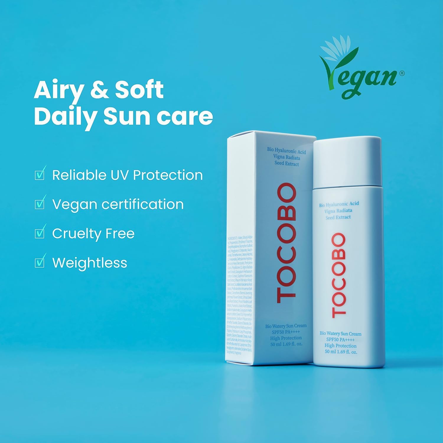 Tocobo Bio Watery Sun Cream SPF50 PA++++ 50Ml