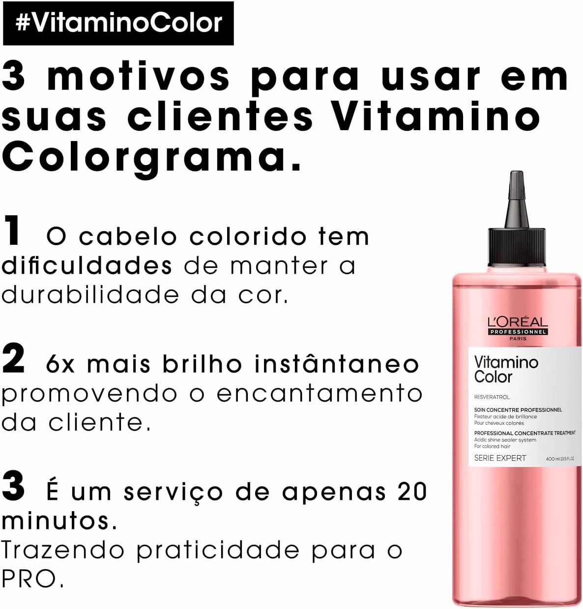 L'Oréal Professionnel Serie Expert Vitamino Color Professional Concentrate Treatment 400Ml