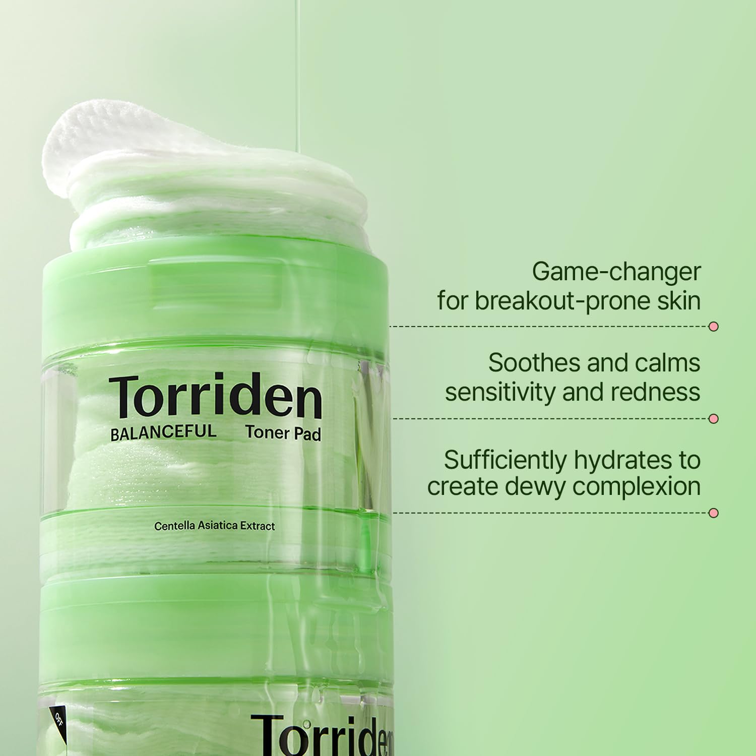 Torriden Balanceful TonerPad Centella Asiatica Extracr 60Sheets-180Ml