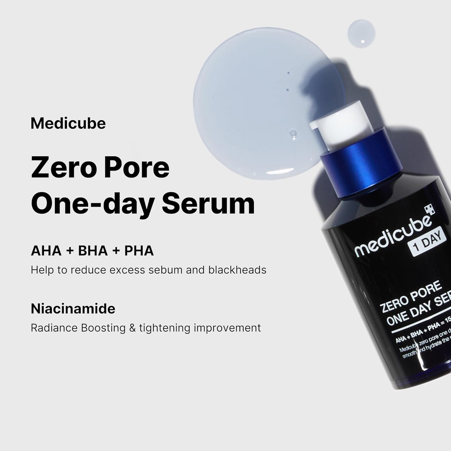 Medicube Zero Pore One Day Serum AHA + BHA + PHA15 2% 30Ml