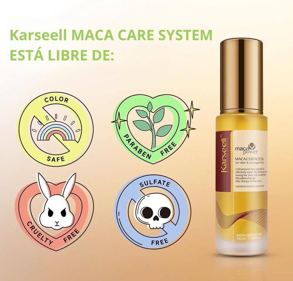 Karseel Maca essence Oil For Body Damaged Hair 50Ml