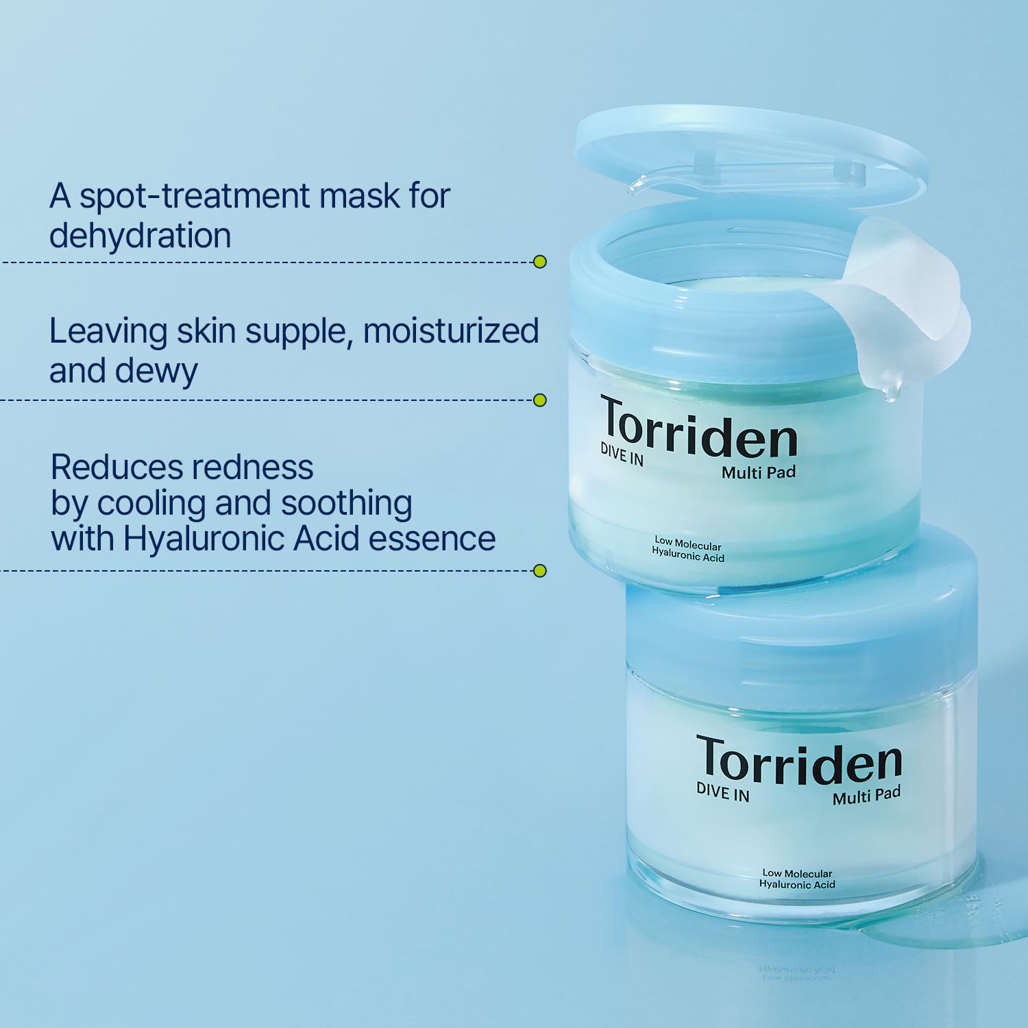 Torriden Dive In MultiPad Low Molecular Hyaluronic Acid 80Sheets-160Ml