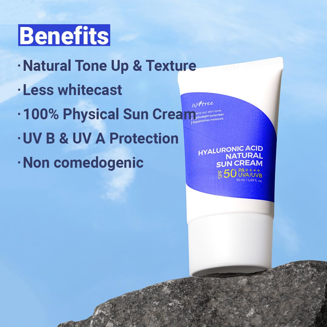 Isntree Hyaluronic Acid Natural Sun Cream SPF50+ PA++++ 50Ml