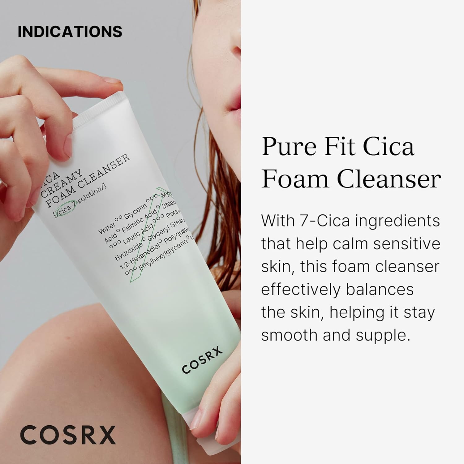 Cosrx Cica Creamy Foam Cleanser 150Ml