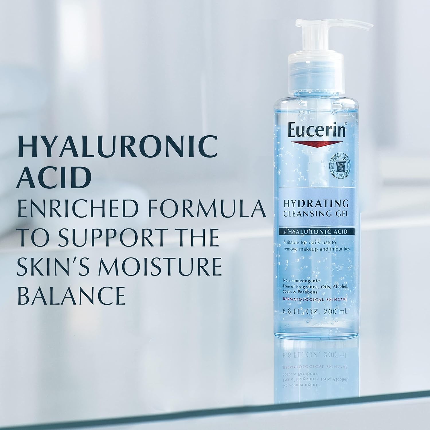 Eucerin Hydrating Hyaluronic Acid Cleansing Gel 200Ml