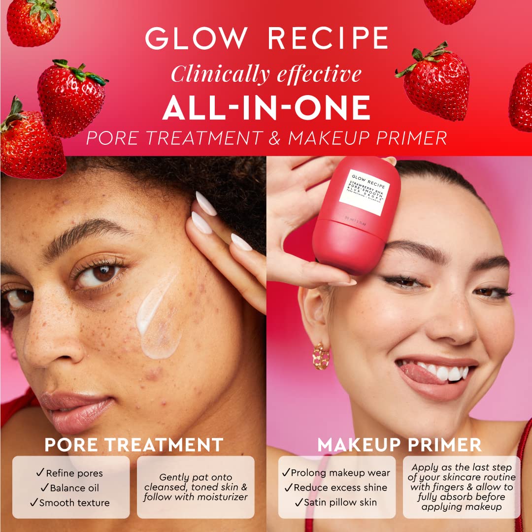 Glow Recipe Strawberry Bha Pore-Smooth Serum 30Ml