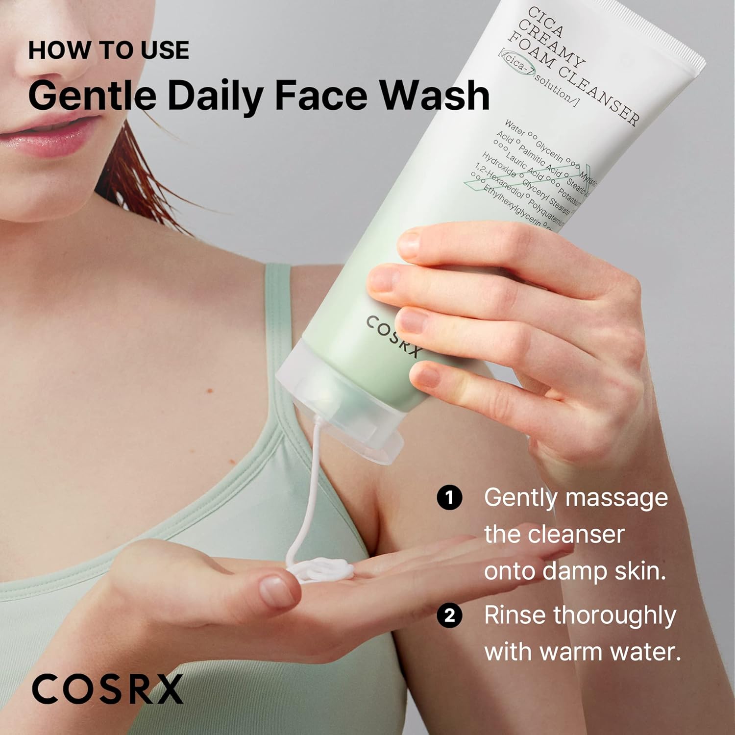 Cosrx Cica Creamy Foam Cleanser 150Ml