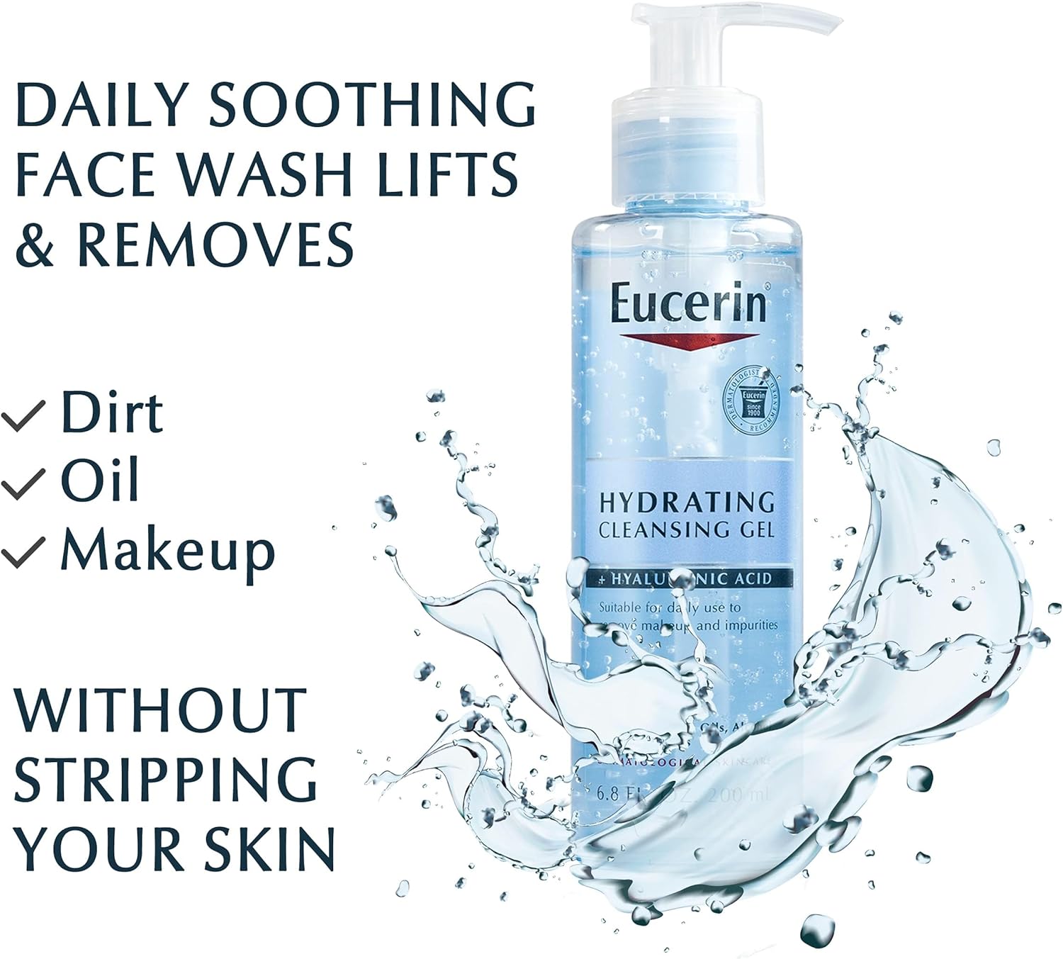 Eucerin Hydrating Hyaluronic Acid Cleansing Gel 200Ml