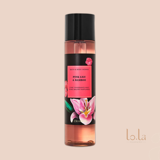 Bath & Body Pink Lily & Bamboo Fragrance Mist 236Ml