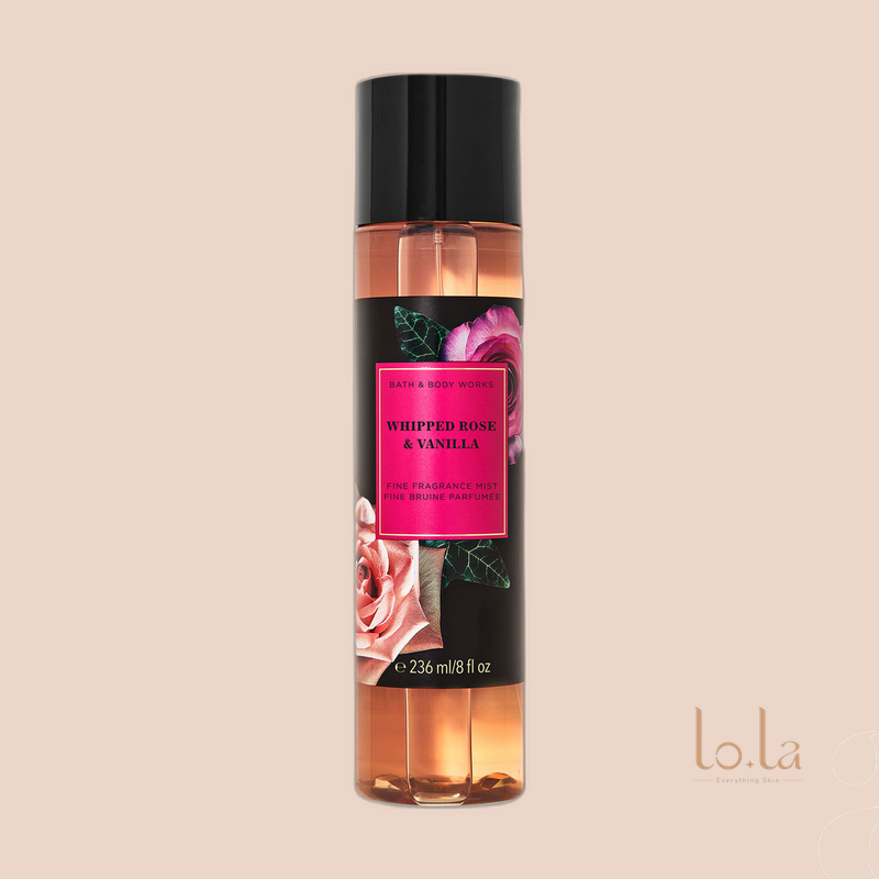 Bath & Body Works Whipped Rose & Vanilla Fragrance Mist 236Ml