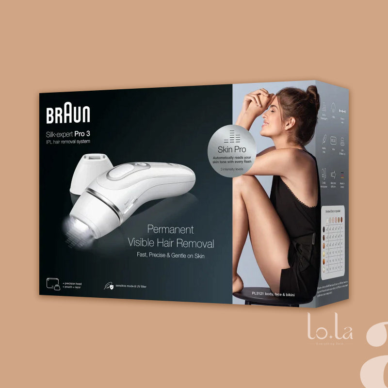 Braun Silk-expert (IPL) Pro 3 PL3121 Permanent Visible Hair Removal