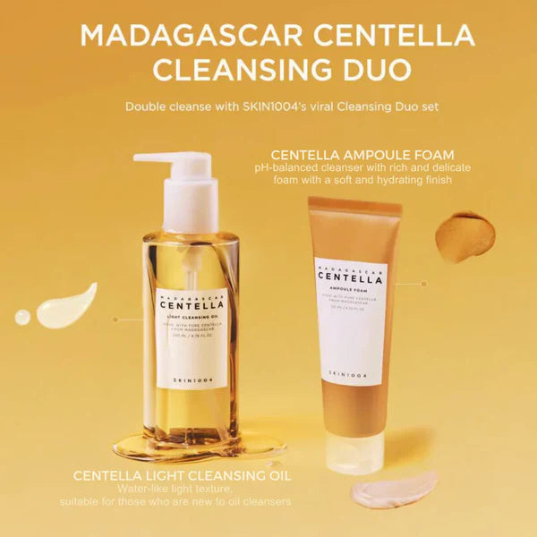 Skin1004 Madagascar Centella Double Cleansing Duo Set 120ML + 250Ml