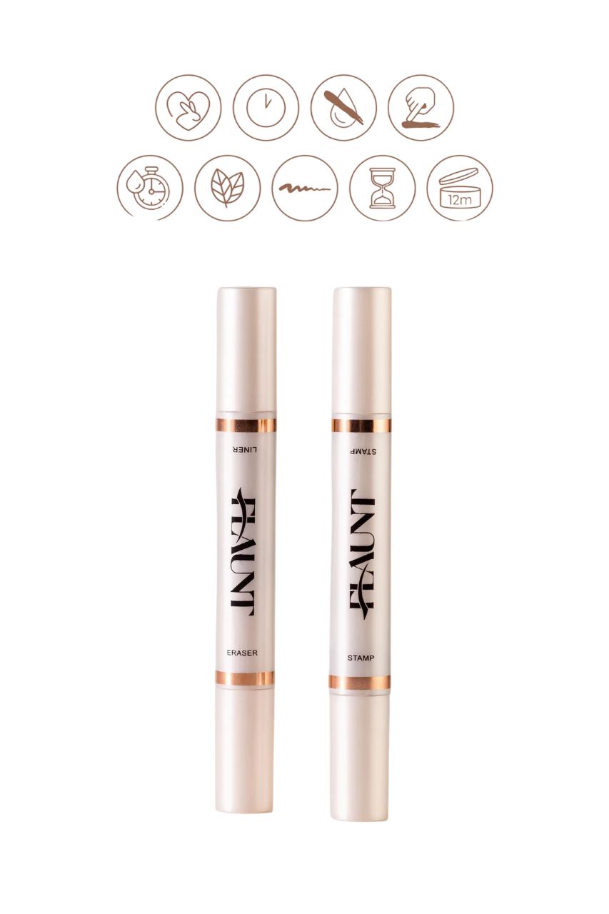 Flaunt Eye Liner Stamp Set - Black