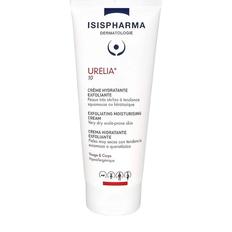IsisPharma Urelia 10 Exfoliating Moisturising Cream Face & Body 150Ml