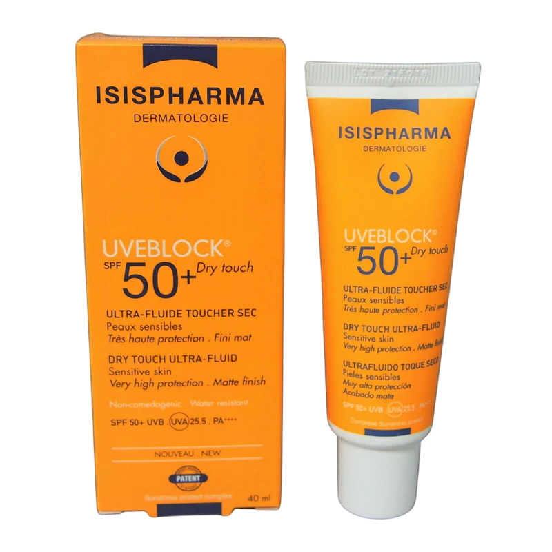 IsisPharma Uveblock SPF50+  Tinted Dry Touch Light-Fluid 40Ml
