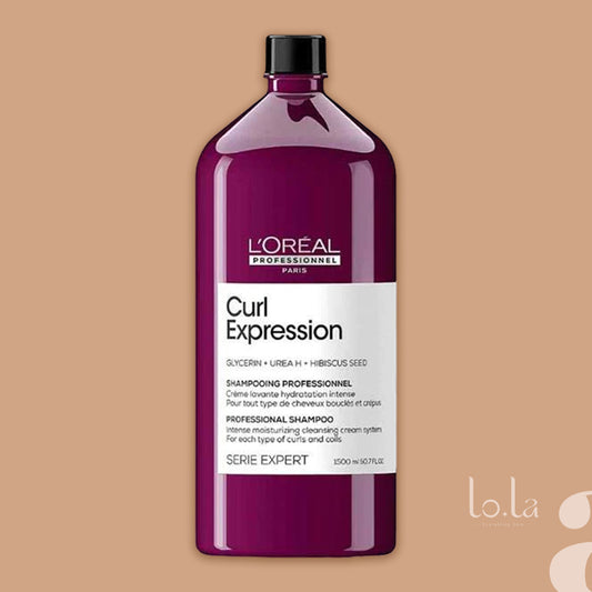 L'Oréal Professionnel Serie Expert Curl Expression Intense Moisturizing Cleansing Cream System Shampoo 1500Ml