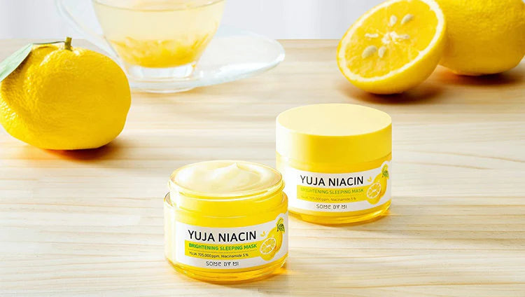 Some By Mi Yuja Niacin 30 Days Brightening Sleeping Mask Yuga Extract 70.5% + Niacinamide 60Gm