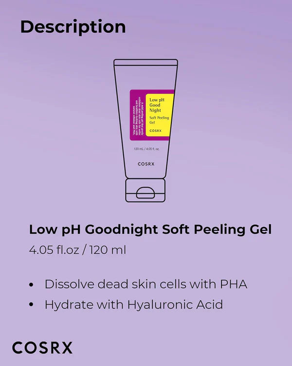 Cosrx Low PH Good Night Soft  Peeling Gel 120Ml