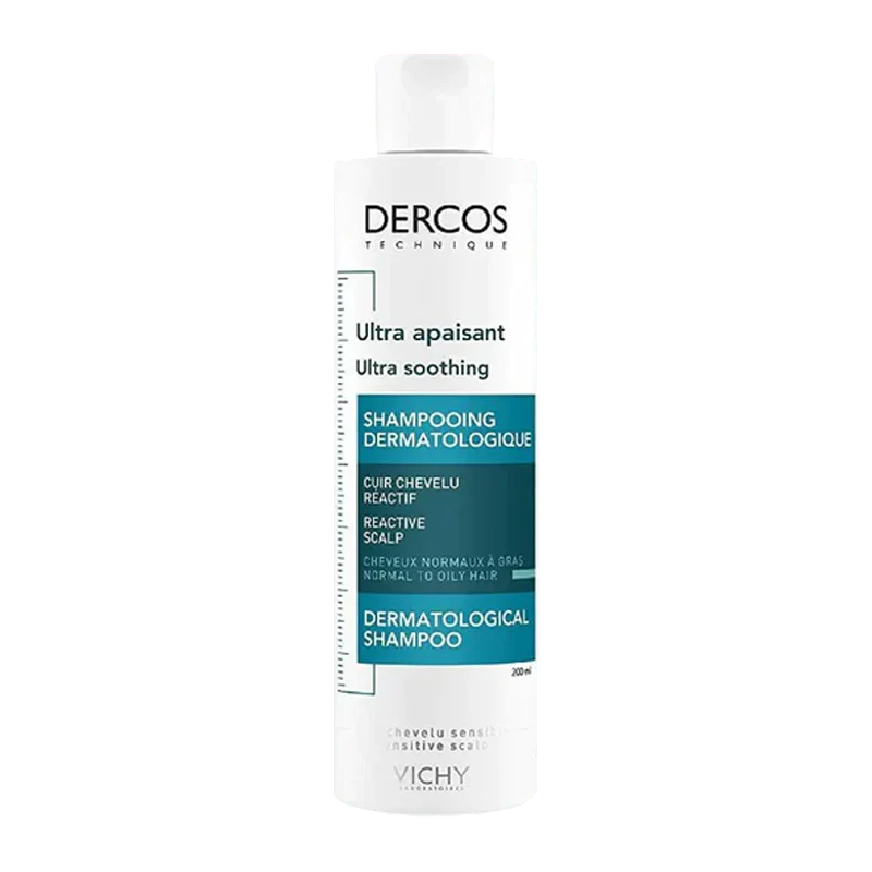 Vichy Dercos Ultra Soothing Shampoo Normal To Oily Hair 200Ml