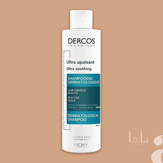 Vichy Dercos Ultra Soothing Shampoo Normal To Oily Hair 200Ml