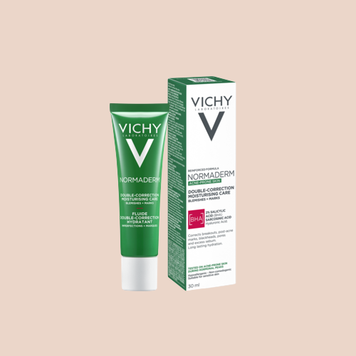 Vichy Normaderm Double Correction Acne-Prone Skin Moisturizer 30Ml