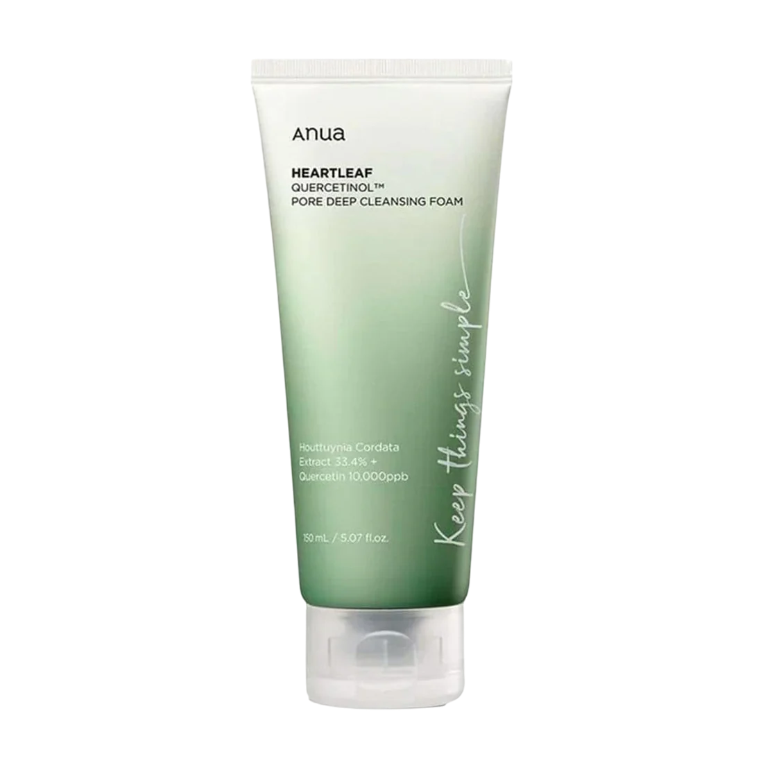 Anua Heart Leaf Quercetinol Pore Deep Cleansing Foam 150Ml