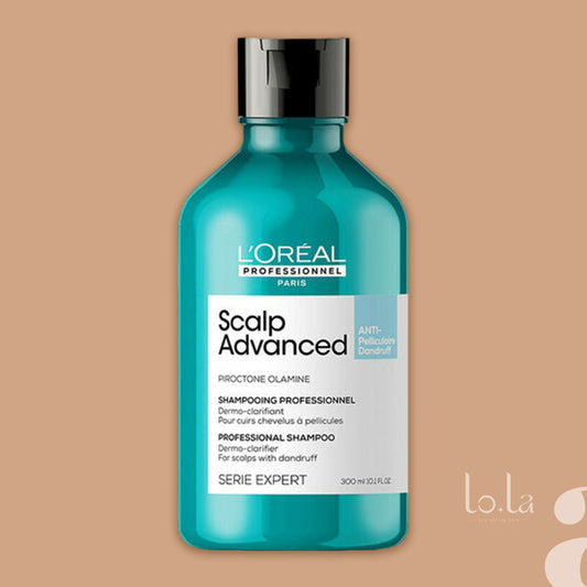 L'Oréal Professionnel Scalp Advanced Anti-Dandruff Dermo-Clarifier Shampoo for Scalps with Dandruff  300Ml