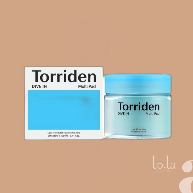 Torriden Dive In MultiPad Low Molecular Hyaluronic Acid 80Sheets-160Ml