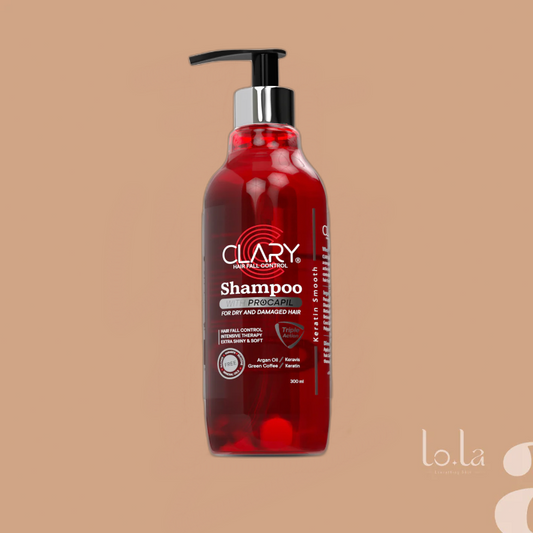 Clary Shampoo For Dry and Damaged Hair 300Ml