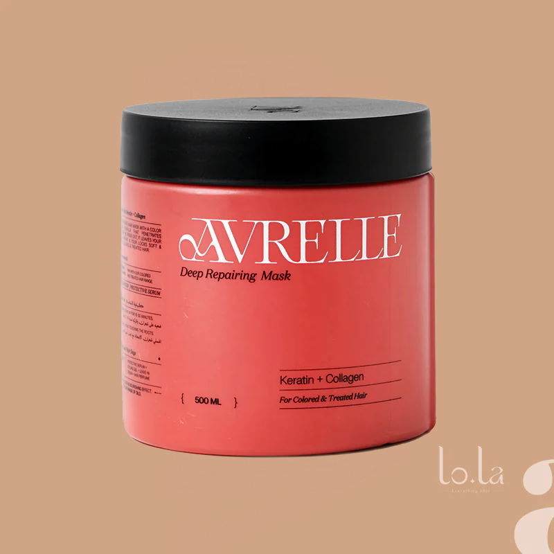 Avrelle  Keratin+Collagen Deep Repairing  Mask  For Colored &Treatment Hair 400Ml