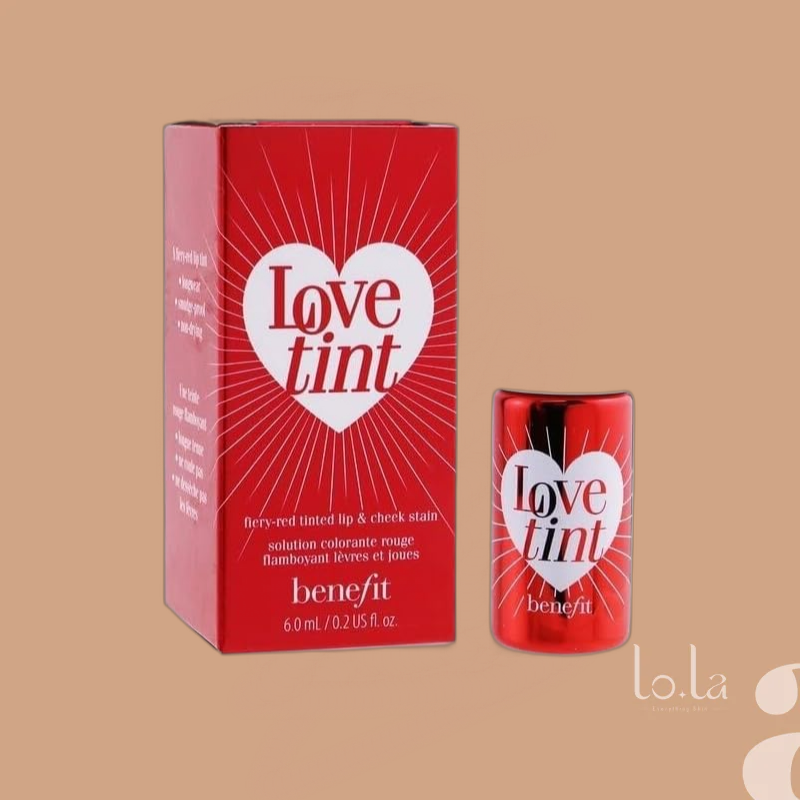 Benefit Lovetint Fiery-Red Tinted Lip & Cheek Stain 6.0Ml