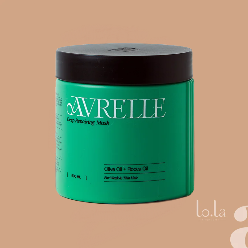 Avrelle Olive Oil + Rocca Oil Deep Repairing Mask for Weak & Thin Hair 500Ml