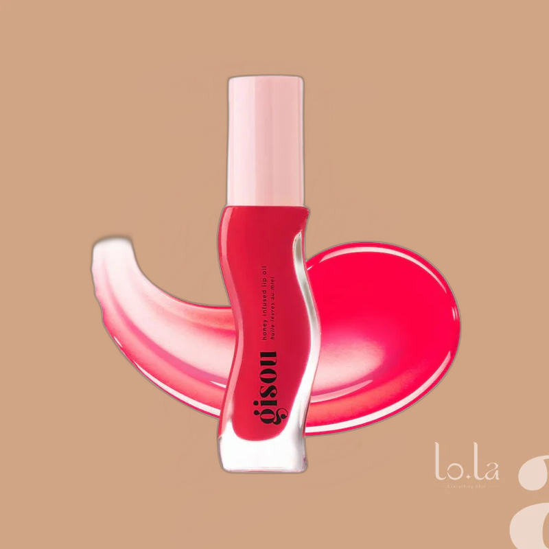 Gisou Honey Infused Lip Oil Strawberry Sorbet 8Ml