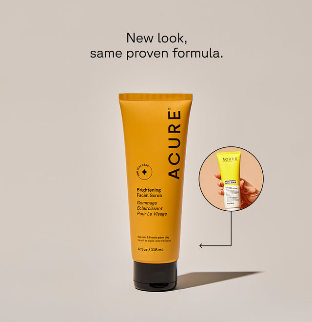 Acure Brightening Facial Scrub 118Ml ( New Look )